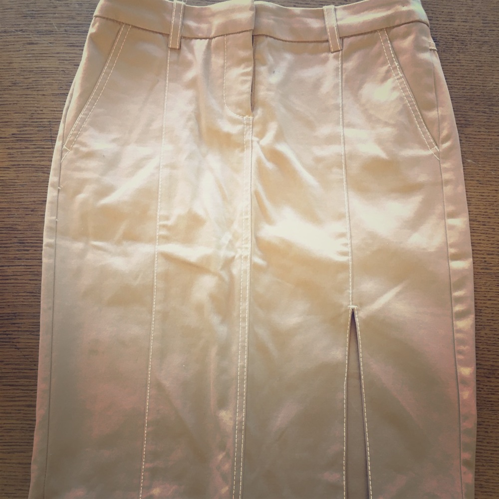 Bebe pencil skirt with slit